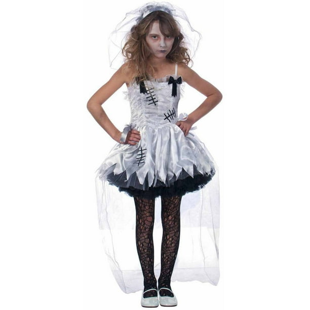 Zombie Flower Girl Child Halloween Costume