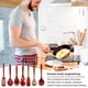 thumbnail image 5 of Wooden Kitchen Utensils Set,Wood Spatula Set for Including 7 Pack, 5 of 5
