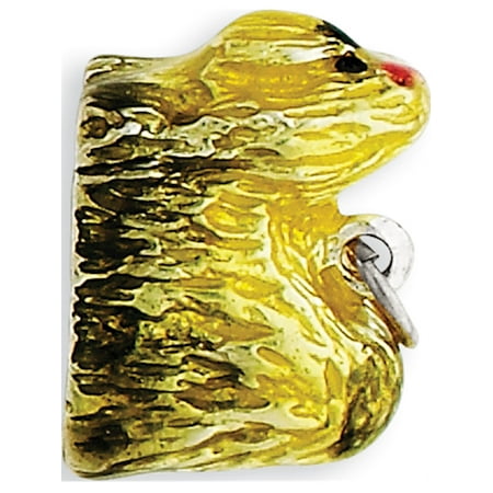 Shih Tzu Pendant - Leslies Fine Jewelry Designer 925 Sterling Silver Enameled Full Shih Tzu (20x14mm) Pendant Gift