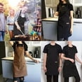 thumbnail image 5 of 2 Pzs Mandil Delantal Cocina Chef Multiusos Ajustable, 5 of 5