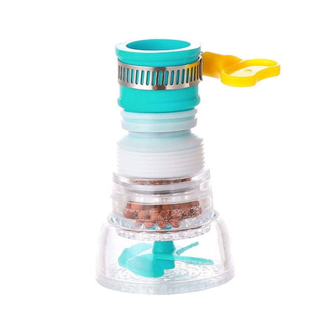Grifo con filtro de agua Laklulu, escurridor giratorio a prueba de salpicaduras, grifo con filtro retráctil giratorio para salpicaduras, purificador de agua con filtro de agua para salpicaduras de