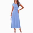 thumbnail image 2 of Two Piece Skirt Set for Women 2026 Summer Spring Dressy Casual Knit Travel Vacation Matching Lounge Outfits, 2 of 5