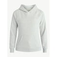 thumbnail image 5 of Time and Tru Women's Fleece Hoodie, Sizes XS-XXXL, 5 of 5