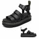 thumbnail image 2 of Womens Chunky Sandals Thick Sole Strappy Block Flatforms Shoes Summer New Size, 2 of 3