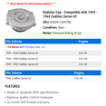 thumbnail image 2 of Radiator Cap - Compatible with 1949 - 1964 Cadillac Series 62 1950 1951 1952 1953 1954 1955 1956 1957 1958 1959 1960 1961 1962 1963, 2 of 2