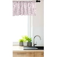 thumbnail image 3 of Vintage Valentine Window Valance, Hearts and Rounds on Curvilinear Lines, Curtain Valance for Kitchen Bedroom with Rod Pocket, 54" X 18", Pale Pink Pink, by Ambesonne, 3 of 3
