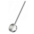 thumbnail image 1 of Small Soup Ladle Stainless Steel Metal Deep Spoon with Pour Spout 2 Oz Long Handle Ladles Heat-Resistant 10.5 Inch, 1 of 5