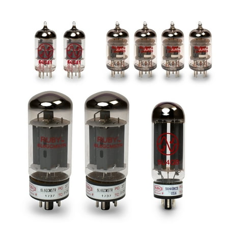 Fender Super Reverb (Silver Panel) Tube Set with Matched Power Tubes