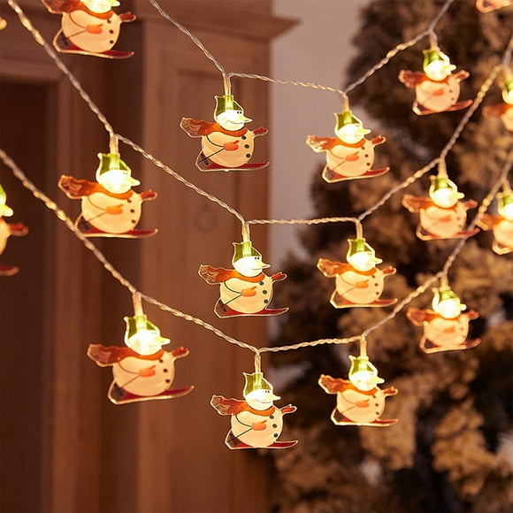 Clear LED Christmas Lanterns with Hanging Hook - Battery-Operated Lighted Decor for Tree, Home & Party