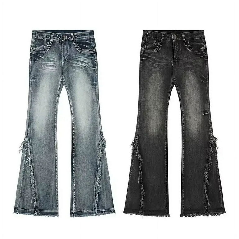 High Quality American Vintage Clothes Edge Design Flared High Quality American Vintage Clothes Edge Design Flared