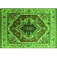 thumbnail image 1 of Ahgly Company Indoor Rectangle Persian Green Traditional Area Rugs, 4' x 6', 1 of 4