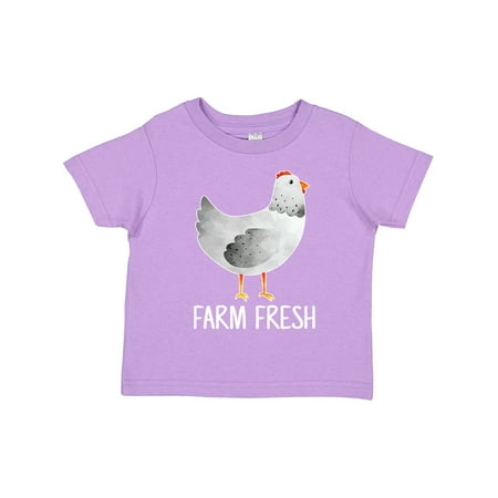 

Inktastic Farming Chicken Farm Fresh Gift Toddler Boy or Toddler Girl T-Shirt