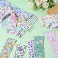 thumbnail image 3 of 40Pcs Cotton Floral Jelly Roll Fabric 39 x 2.6in Cotton Quilting Bundle Precut Patchwork Spring Summer Flower Quilting Strip Chinoiserie Fabric, 3 of 9