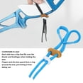 thumbnail image 3 of Archery Bow Hand Rope, Drop Proof Secure Grip Enhanced Accuracy Comfortable Archery Finger Sling  for Training Blue, 3 of 7