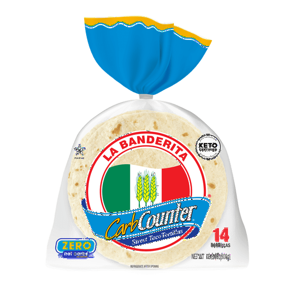 La Banderita Carb Counter 14 Count Street Taco Flour Tortillas