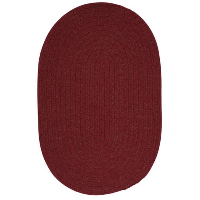 Colonial Mills Rug WL52R096X096 Bristol - Holly Berry 8 ft. round Braided Rug