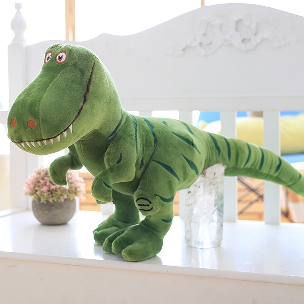 Bed Time Stuffed Toys Cute Soft Plush T-Rex Tyrannosaurus Dinosaur Figure 40cm 
