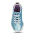 thumbnail image 3 of Disney Girl’s Frozen Shoes, Casual Lace Up Printed Magical Frozen Anna, Elsa Sneakers Light Blue - 6, 3 of 5