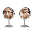 Tabletop Mount Vanity Round Mirror Desktop Makeup Mirror Double