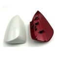 thumbnail image 3 of right Pearl White-Car Rearview Mirror Cover Mirror Case Housing Shell For Toyota Yaris 10-19 car accessories, 3 of 6