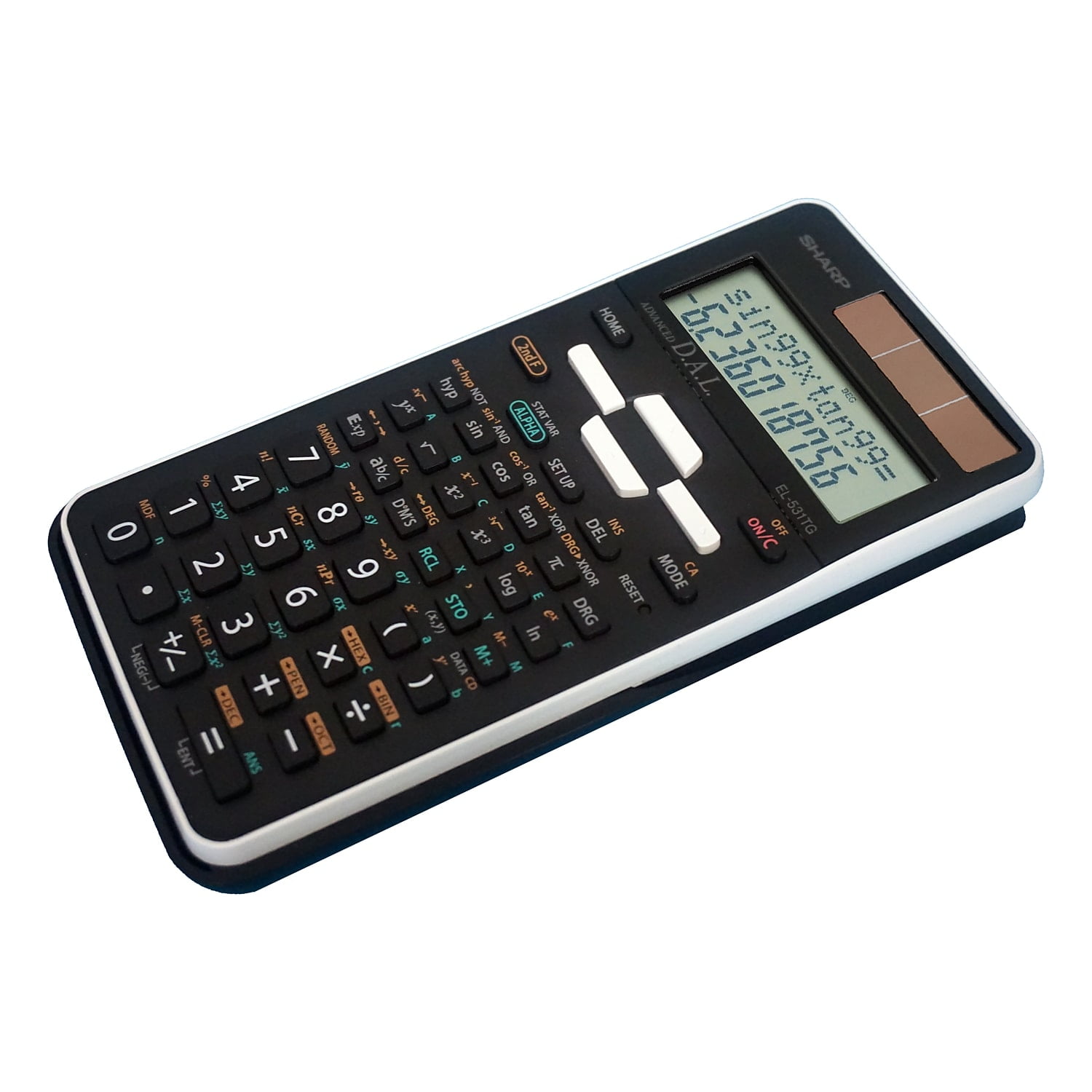 Sharp EL-531TGBBW Engineering/Scientific Calculator Black 