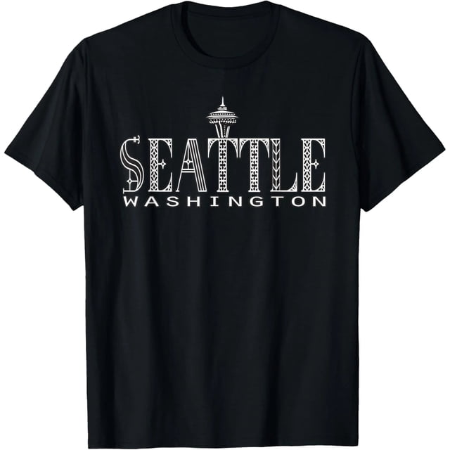 Playera de Recuerdo de Seattle Washington Ciudad del Puerto del Noroeste del Pacífico para Mujer