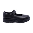 thumbnail image 2 of Zapato escolar Coqueta para niña de piel negro Nora con tira de contacto, 2 of 6