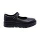 thumbnail image 2 of Zapato escolar Coqueta para niña de piel negro Nora con tira de contacto, 2 of 6