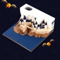 thumbnail image 4 of Notas de papel, bloques de construcción artísticos, decoración 3D, notas adhesivas para profesores, amigos y colegas., 4 of 10