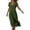 Green, variant on Youmylove Women's Summer Shirt Dress Linen V Neck Short Sleeve Loose Casual Dress For Women Solid Color Comfortable Day Dress Long Dress Vacation Outfits