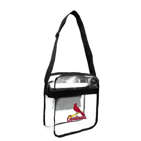 Little Earth - MLB Clear Carryall Cross Body Bag, St. Louis (Best Little League Bats Ever)