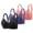 black+blue+dark pink, variant on Aivtalk Wireless Bras for Older Women Full Coverage Bralette Underwear Comfort Wide Side Support Everyday Bras(40/90BC)