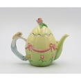 thumbnail image 3 of Ceramic Egg Shaped Teapot with Easter Rabbits 16 Ounce, 3 of 4
