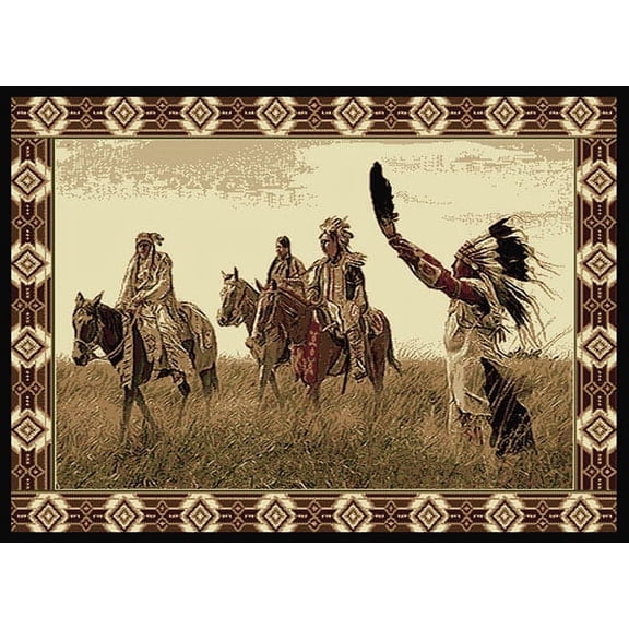 Designer Home Epoch Area Rug 910-07530 Sending Out Black 5' 3" x 7' 2" Rectangle