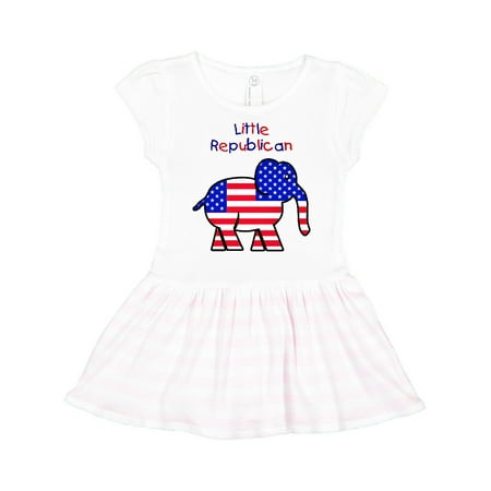 

Inktastic Little Republican Gift Toddler Girl Dress
