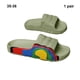 thumbnail image 5 of Qarigey 1 par de toboganes de verano para hombres y mujeres, sandalias portátiles para fiestas en la piscina, estilo informal, zapatillas de Calzado Verde Tamaño 35-36, 5 of 6