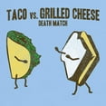 thumbnail image 3 of CafePress - Taco VS Grilled Cheese Light T Shirt - Men's Classic Graphic T-Shirt, 3 of 4