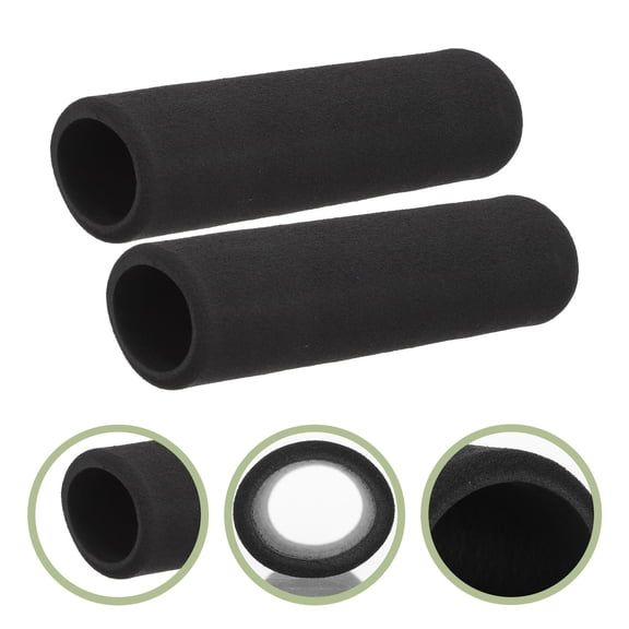 WASHWEPE 2Pack Yak Paddle Grips Black Sponge for Maximum Control in Kayaking
