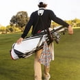 thumbnail image 5 of Kdxio Vintage Blue Fox Family A Pattern Golf Towel (24" X 16") with Carabiner Clip - The Convenient Golf Cleaning Towel, 5 of 6