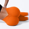 thumbnail image 7 of Celsior Compression Leggings 3D Tummy Control Compression Pants Full Length Buttery Soft Yoga Pants Workout Yoga Pants No Front Seam Leggings Tummy Shaping Pants Slim Move Cellulite Leggings Orange M, 7 of 7