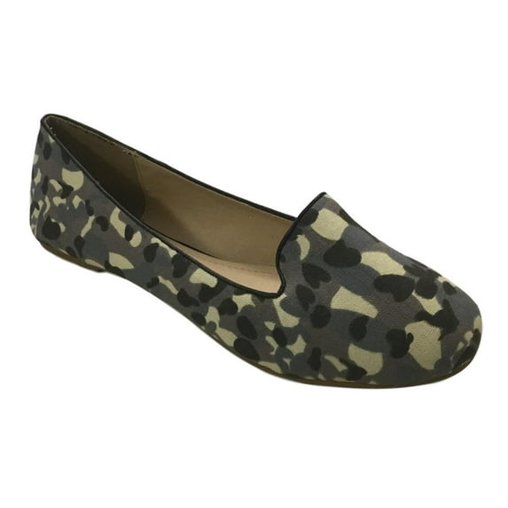 Womens Slip-On CAMO Flat Shoes-5996