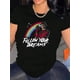 thumbnail image 1 of Camisetas con gráficos clásico para mujeres y adolescentes y niñas, playera de verano con estampado estéticoWomen's Casual Rainbow Graphic Tee - Comfy Crew Neck Short Sleeve T-Shirt, Perfect for Sum, 1 of 6
