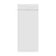 thumbnail image 2 of French Door Curtains Tie Up Curtains Blackout Single Thermal Door Curtain Tape Top Small Window Curtains 26 x 40 Inches White 1 Panel, 2 of 2