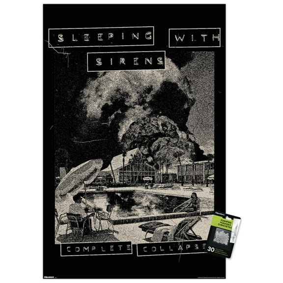 Sleeping with Sirens - Complete Collapse Wall Poster with Pushpins, 22.375" x 34"