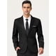 thumbnail image 2 of Blazer Slim Fit Lars Amadeus Traje de baile Negro M, 2 of 6