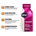 thumbnail image 2 of GU Energy Original Sports Nutrition Energy Gel, Vegan, Gluten-Free, Kosher, and Dairy-Free On-the-Go Energy for Any Workout, 24-Count, Tri-Berry, 2 of 5