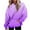 Purple, variant on ChaoHeng Womens Graphic Sweatshirts Save Up under 50%,Women's Loose Fitting Long Sleeved Hoodie Sports Top,Purple,S