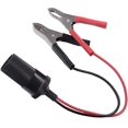 thumbnail image 1 of Adaptador de encendedor de cigarrillos de cable de abrazadera de cocodrilo de batería de automóvil (2 piezas, multicolor), 1 of 2