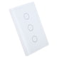 thumbnail image 2 of Interruptor de luz WIFI Bling Bling táctil inteligente Vidrio templado 110-240V, 2 of 12