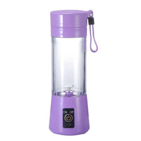 

Electric Fruit Juicer Handheld USB Mixer Cup for Home Picnic Purple
